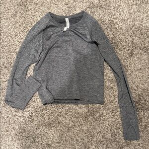 lululemon athletica Gray Long Sleeve Top